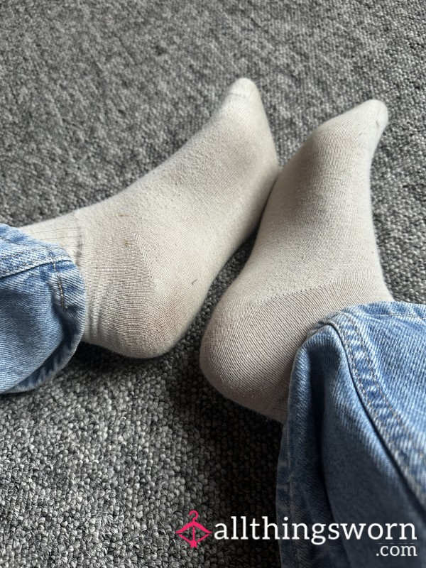 All-Day Work Worn Socks – Straight From My Feet To You 👅