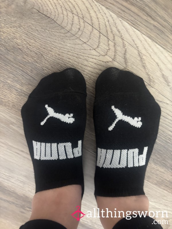 All Day Worn Sweaty Puma Socks