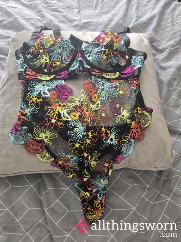 All In One Colourful N Cute Bodysuit , Sissy Lovers