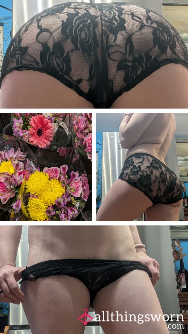 All Lace Full Back Boy Shorts