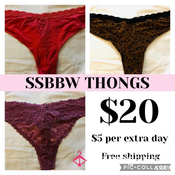 All SSBBW Panties Are $20!!!