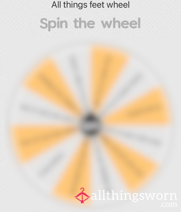 All Things Feet Prize Wheel 🦶🏼