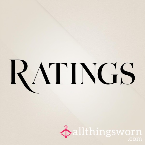 All Types Of Ratings