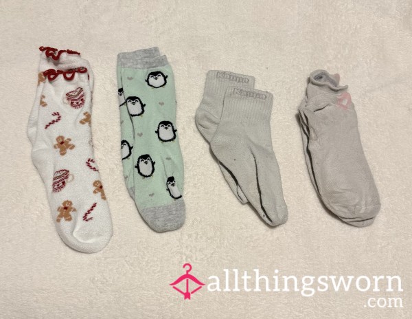 All Types Of Socks That Are Waiting For You! Message To Find Your Perfect Pair 😘 1 Day Wear Included 🧦