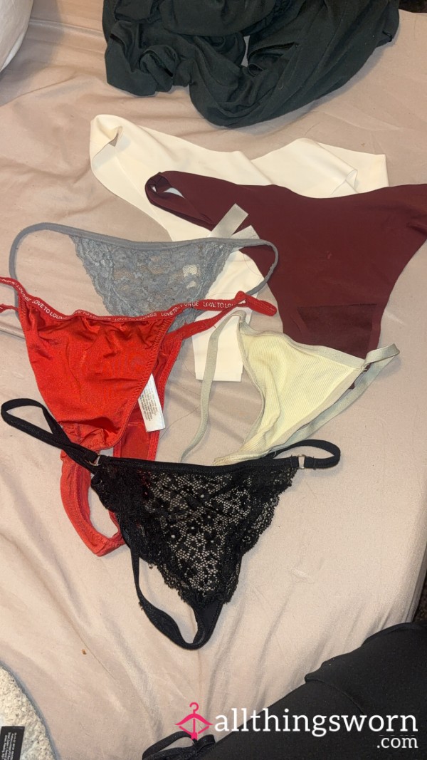 All Used Thongs/Panties . Black Friday Sale