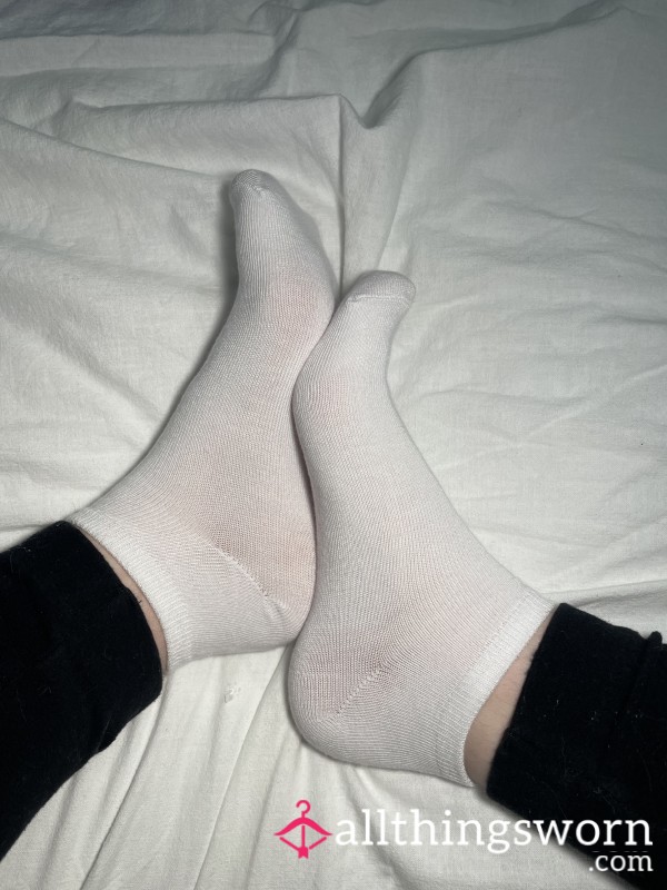 White Ankle Socks