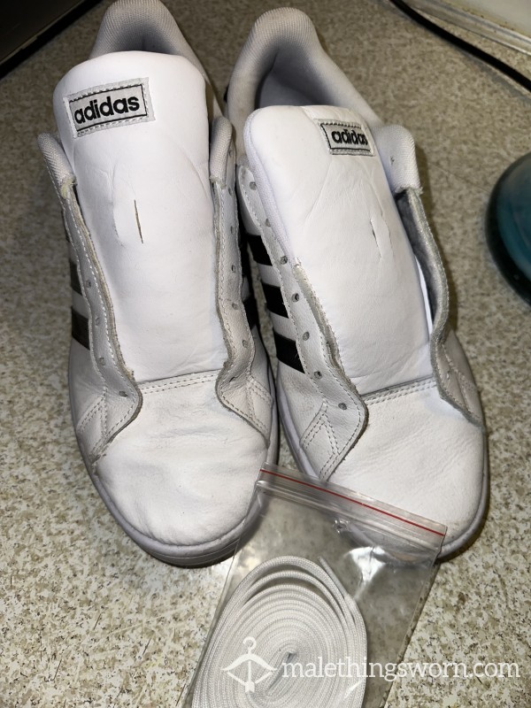 Almost New White Adidas