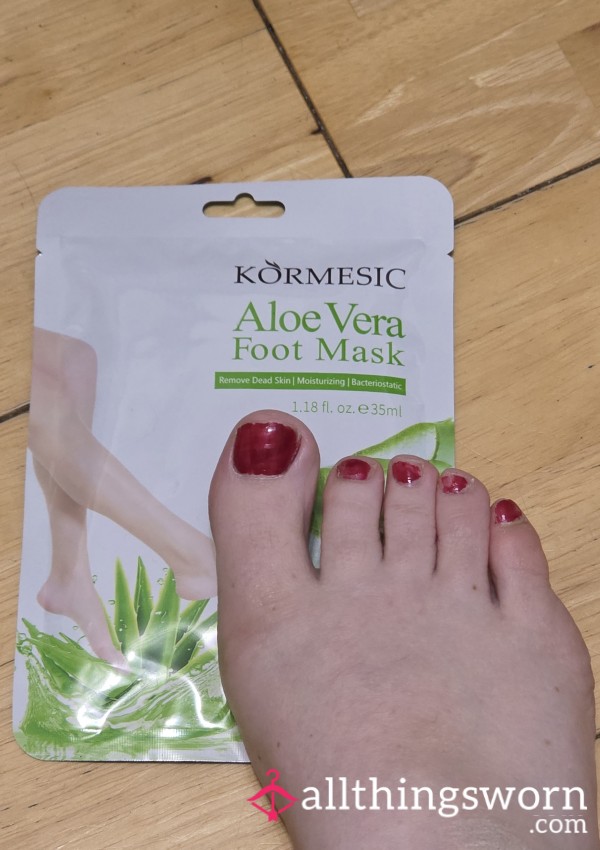 Aloe Vera Foot Masks
