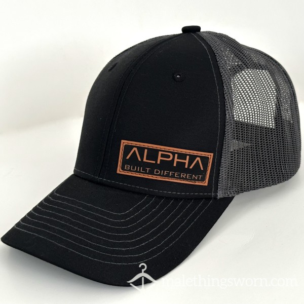ALPHA—Built Different TRUCKER HAT