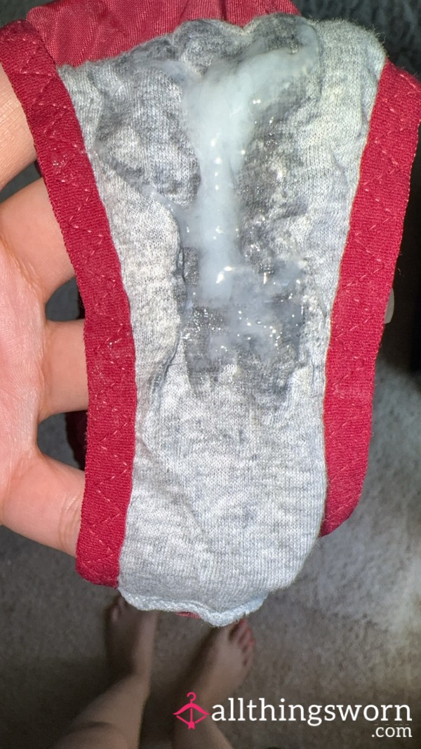 Alpha C*m Soaked Satin Silk Cheekies