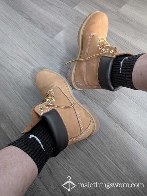 Alpha Nike Tradie Black Socks, Can Be Worn In Tradie Boots All Day