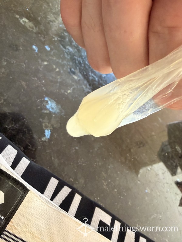 Alpha Shoots Big Load In Condom