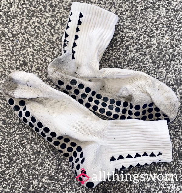 Alpha Worn Grip Socks - Drenched In DOMINANCE🐺🧦