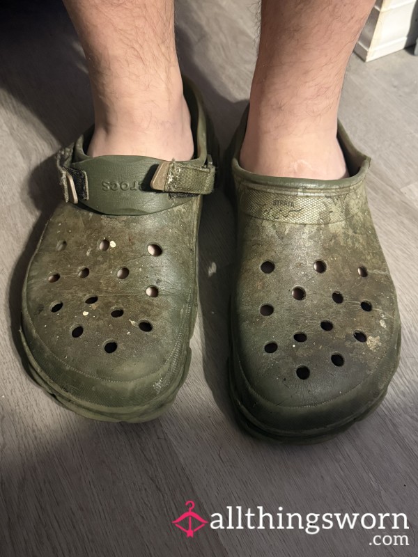 Alpha Worn Size 13 Crocs