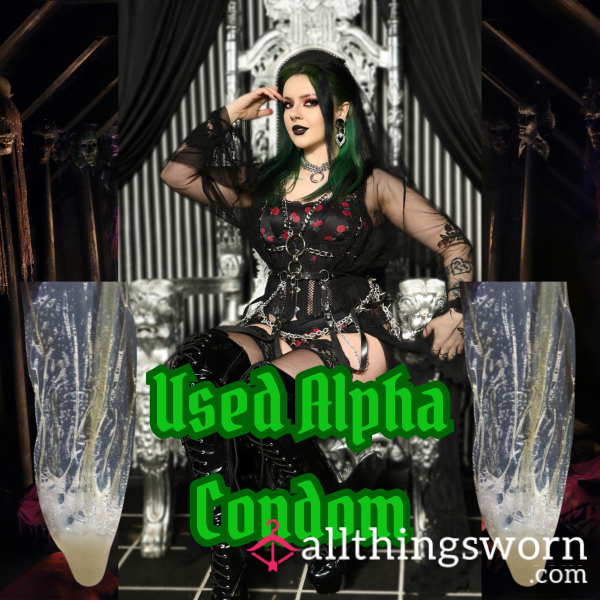 ⛓️💦 Alpha's Divine Seed ⛓️💦 A Delightful Filled C*mmy Condom Treat For Only The Most Worthy Cucks