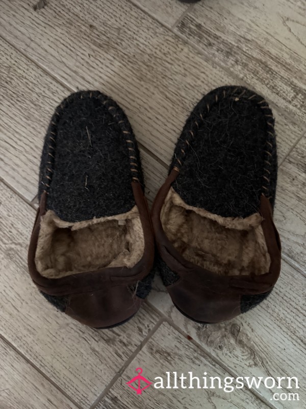 Alpha's Old Worn And Used House Slippers