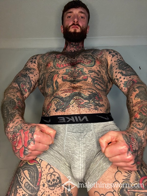 Alpha’s Sweaty Nike Gym Boxers 😈