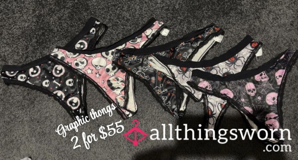 Alt Girl Thongs 🖤💀