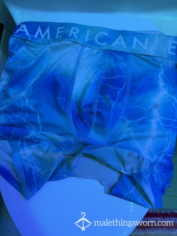 American Eagle Lightning Underwear Ripped From Overuse