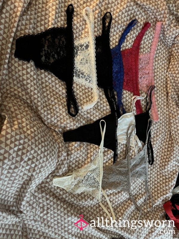 An A**ortment Of G Strings On Offer. You Pick It, I Wear It, You Enjoy Me On It.