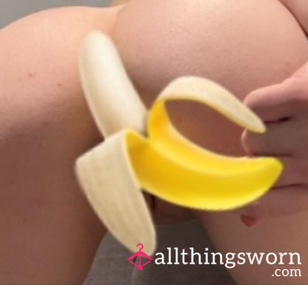 1.30min Video A**l Play With Curvy Banana 💦💦
