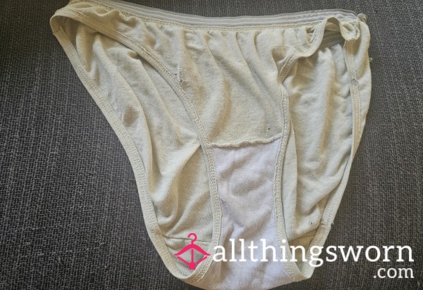 Ancient Yellow Panties With Holes