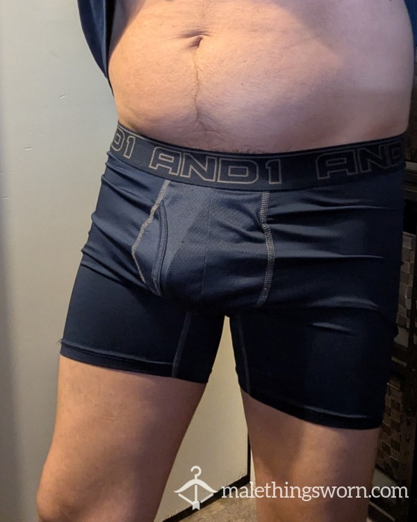 And1 Boxer Briefs For Sale.  Uncut C*ck Inside.  Athletic Fit. Worn Used