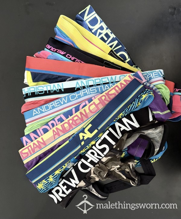 Andrew Christian A**orted Colors & Styles - $30 Each