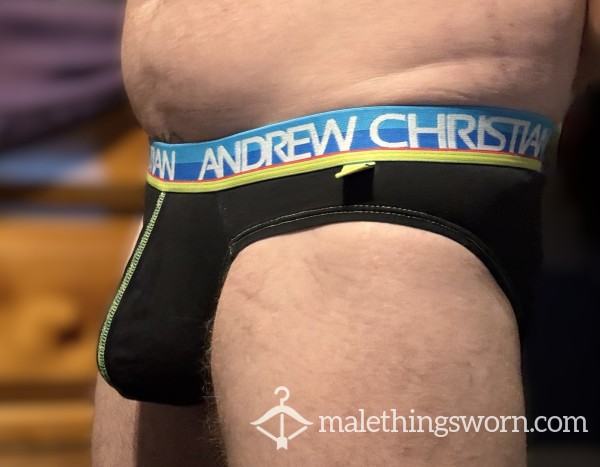 Andrew Christian Briefs - Black - Size M (78)