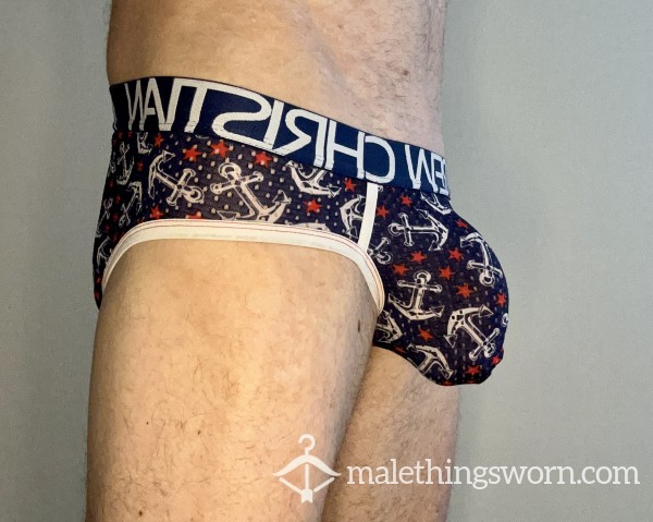 Andrew Christian Worn Mens Mesh Briefs
