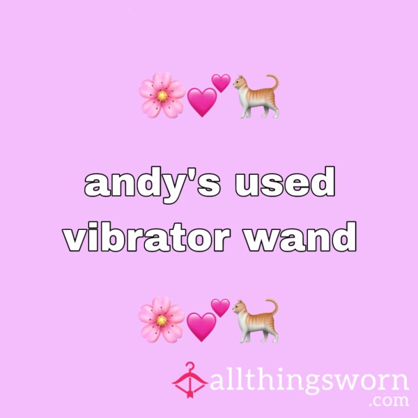Andy's Used Vibrator Wand