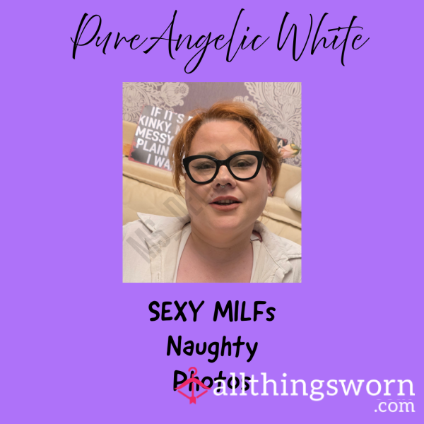 ANGELIC WHITE- 10 S**y Photos Of A MILF.