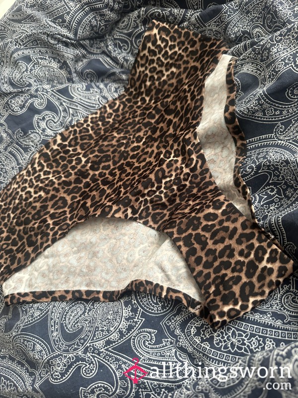 Animal Print Bikini Style Panties