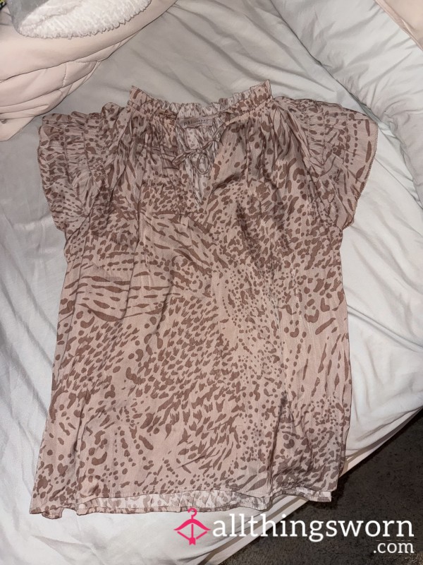 Animal Print Blouse