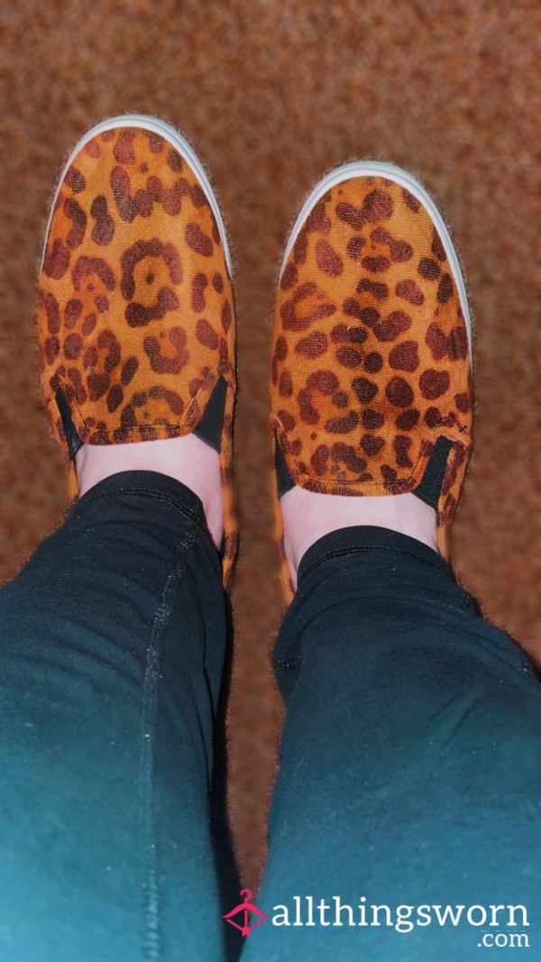 Animal Print Flat Shoes