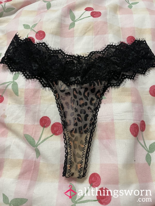 Animal Print 🐆 - LACE THONG