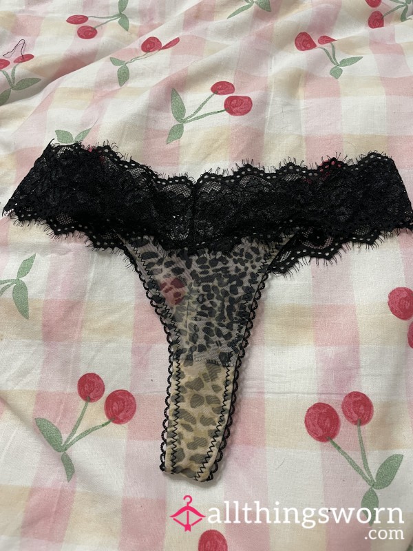 Animal Print 🐆 - LACE THONG