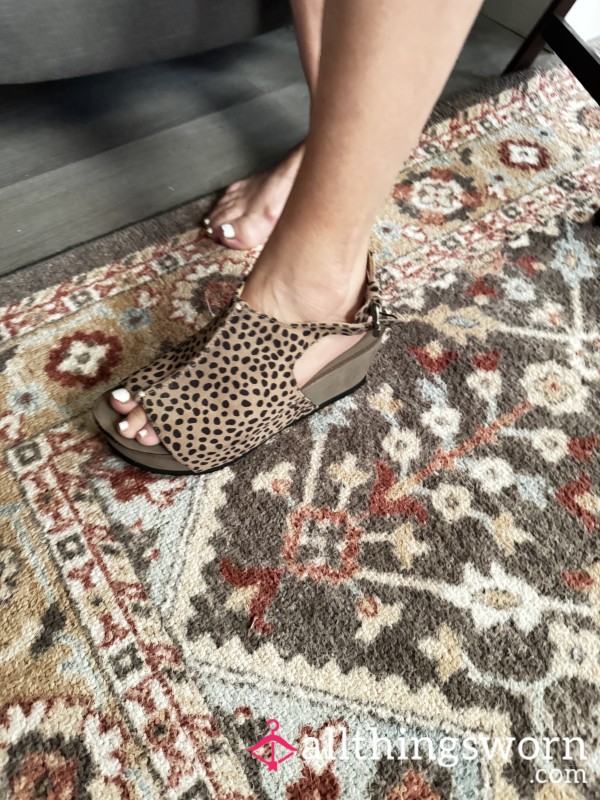 Animal Print Platform Shoe