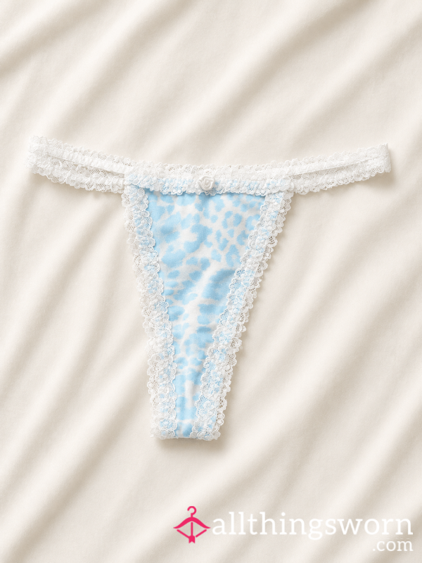 Animal Print Thong