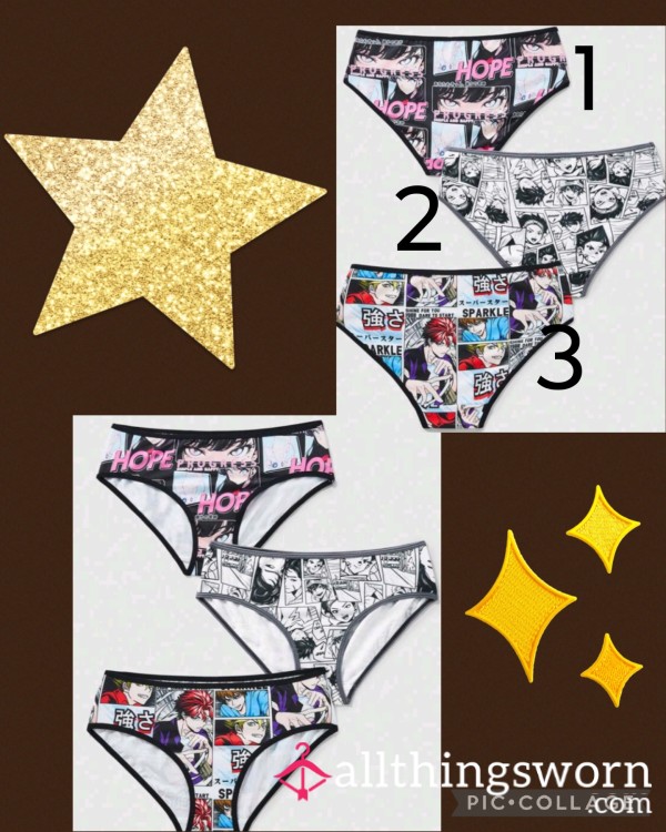 Anime Printed Underwear Briefs