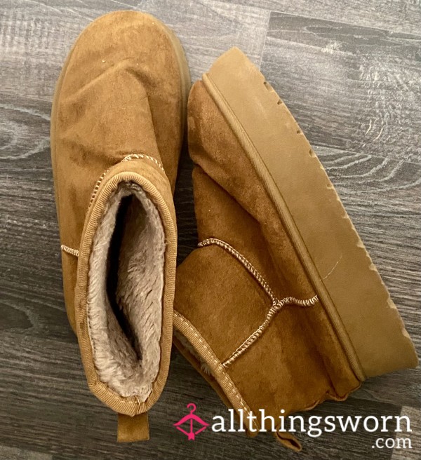 Ankle Boots - Chestnut Brown, Size 5