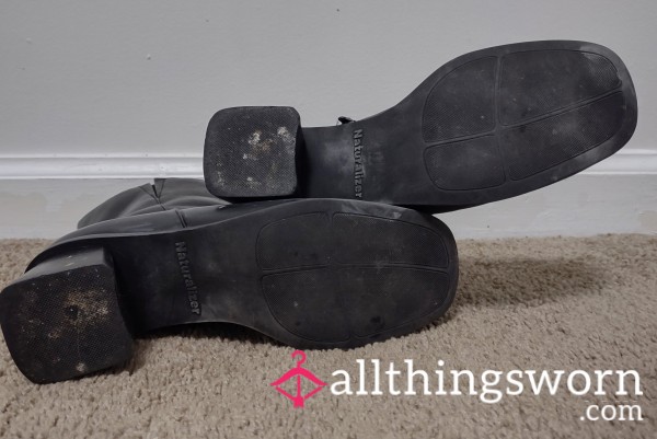 Ankle Cut Pleather Boots *