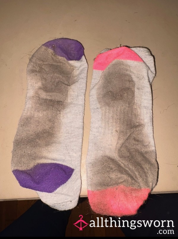 Ankle Socks From Work- Worn All Week