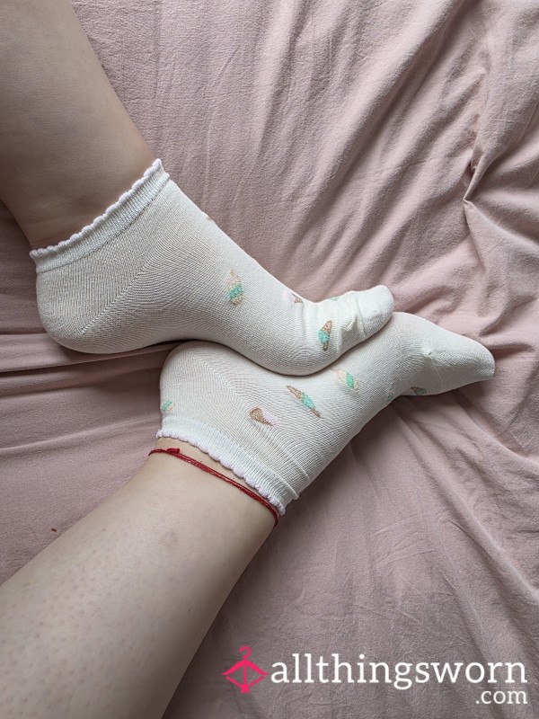 Ankle Socks Of Dreams Filled With Ice Creams 🤭❤️