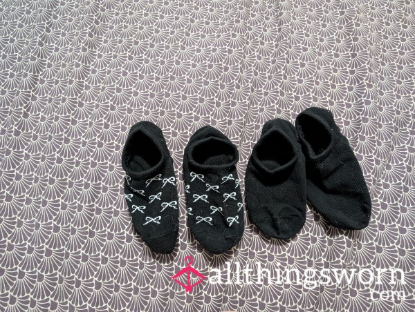 Ankle Socks Well Loved 😻 Worn For 2 Days Wear Smells Like Rainbow Bubblegum Hehe