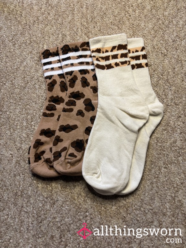 Ankle Socks With Prints 🐆🧦