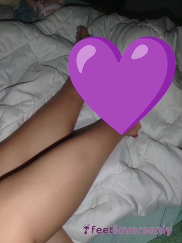 Anklet On Freshly Painted Toes