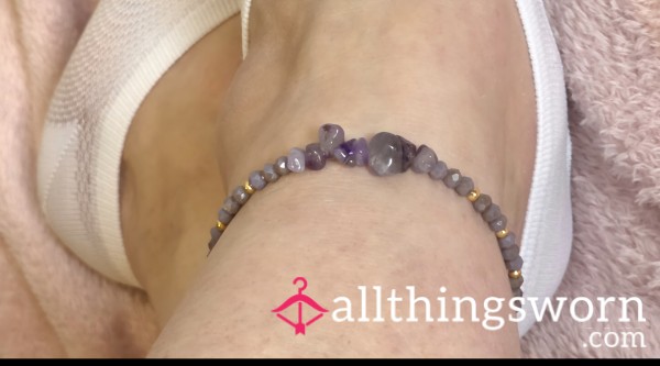 Anklet.purple.stones