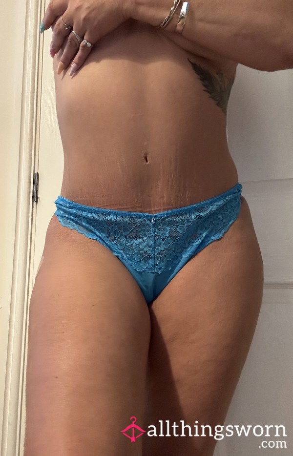 Ann Summers Blue Thongs Size 16