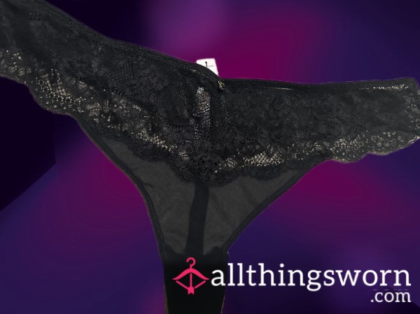 Ann Summers Lace Sheer Thongs